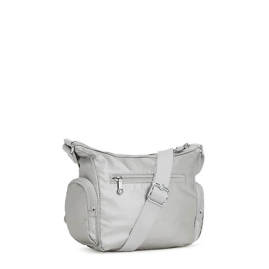 Kipling Gabbie Mini Metallic Crossbody Táska Titán | HU 1123LI